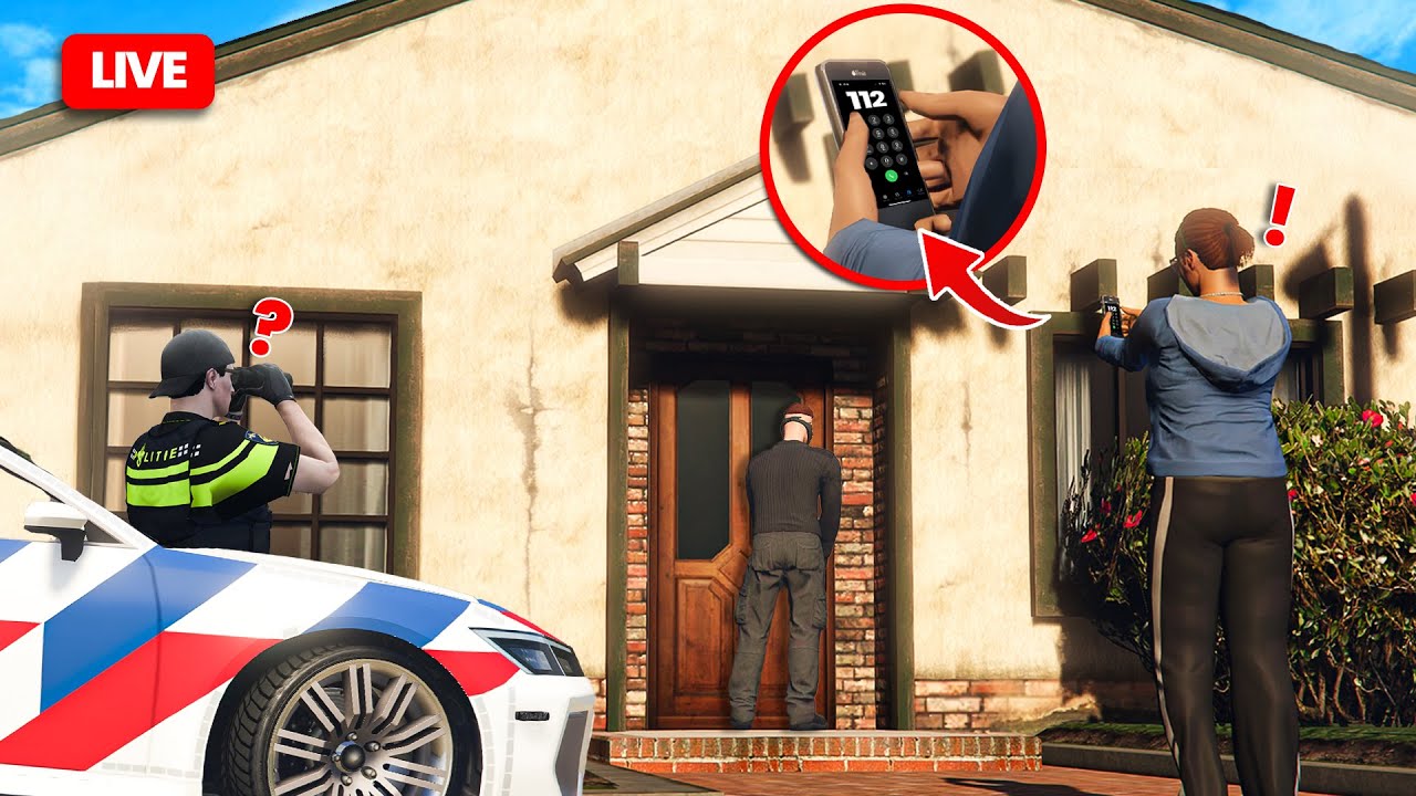 [LIVE] Stiekem Inbreken & Nieuwe Auto Kopen! - GTA 5 Roleplay