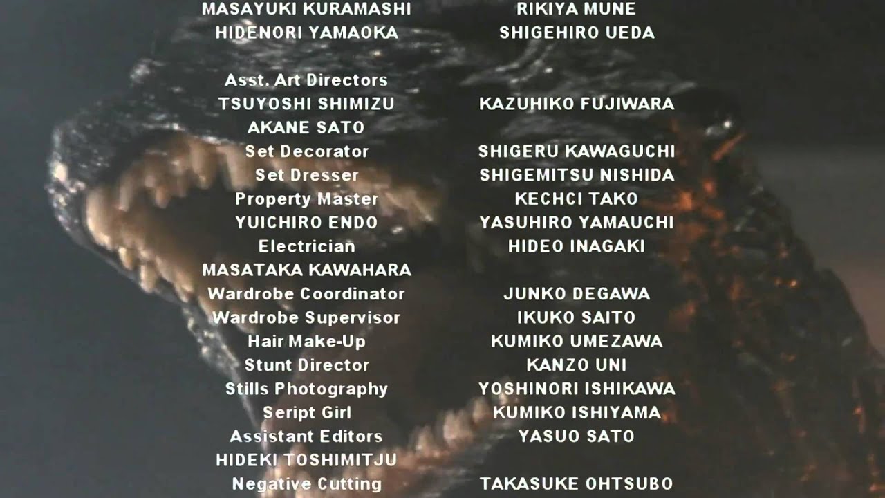 Godzilla vs. Destroyah Original Ending Credits - Remastered