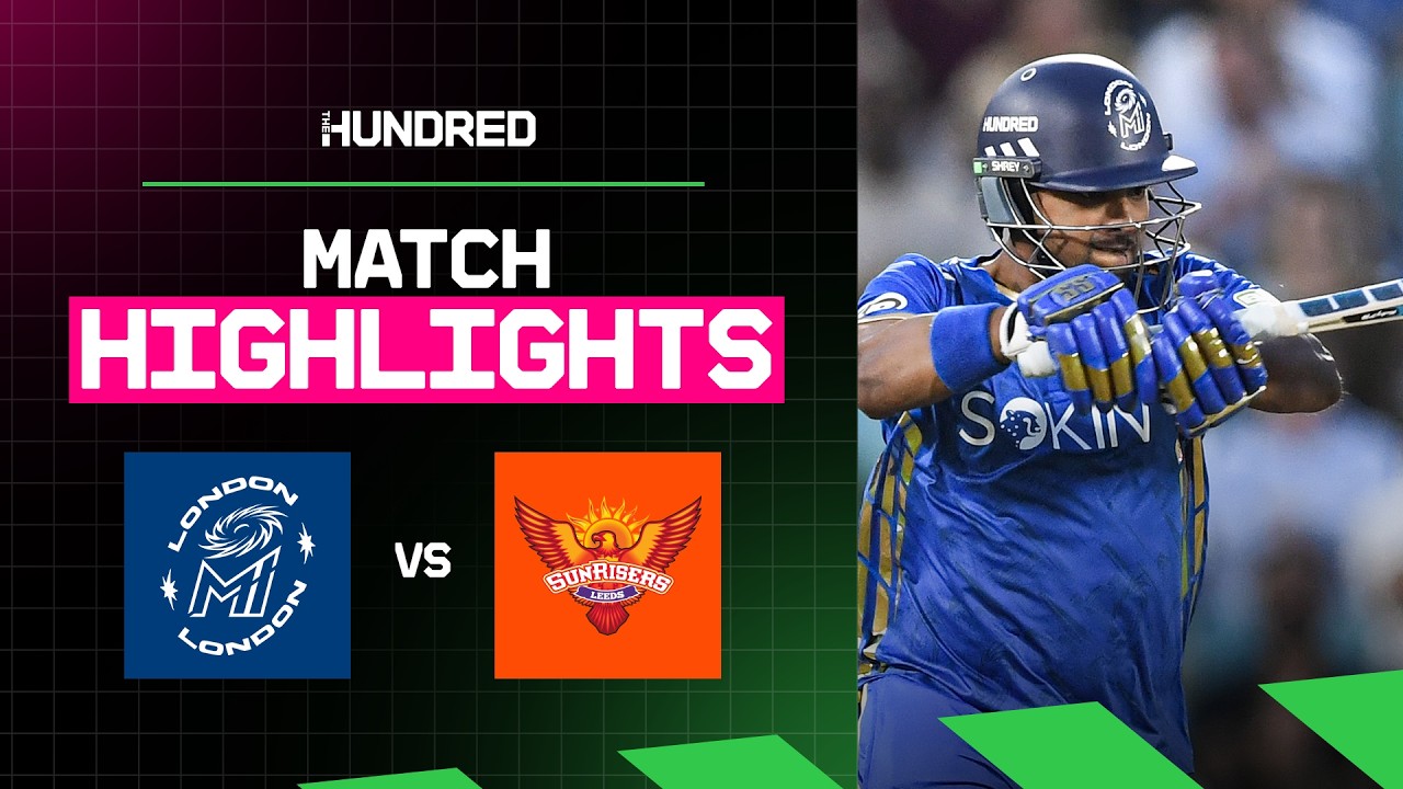 Nicholas Pooran SMASHES fast 50 🔥 | MI London v SunRisers Leeds Highlights
