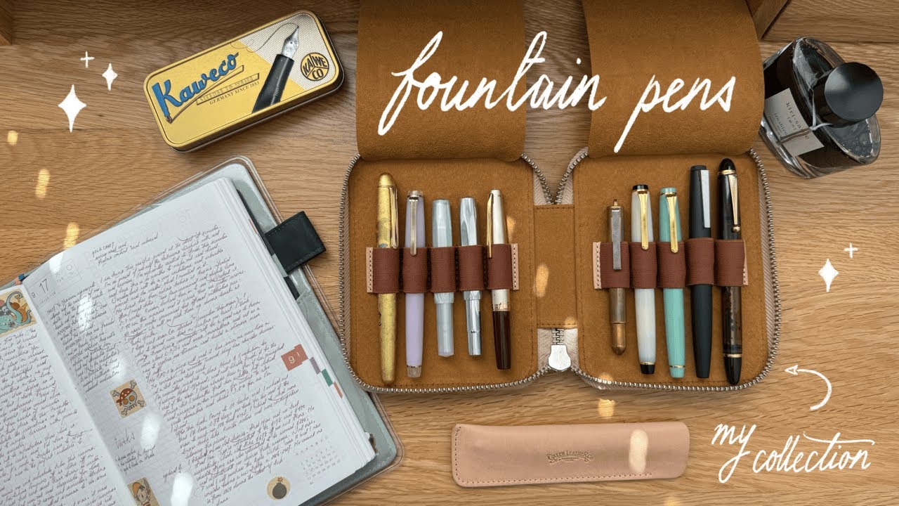 my fountain pen collection ✿ pilot, sailor, platinum, lamy, kaweco ✿ 2025