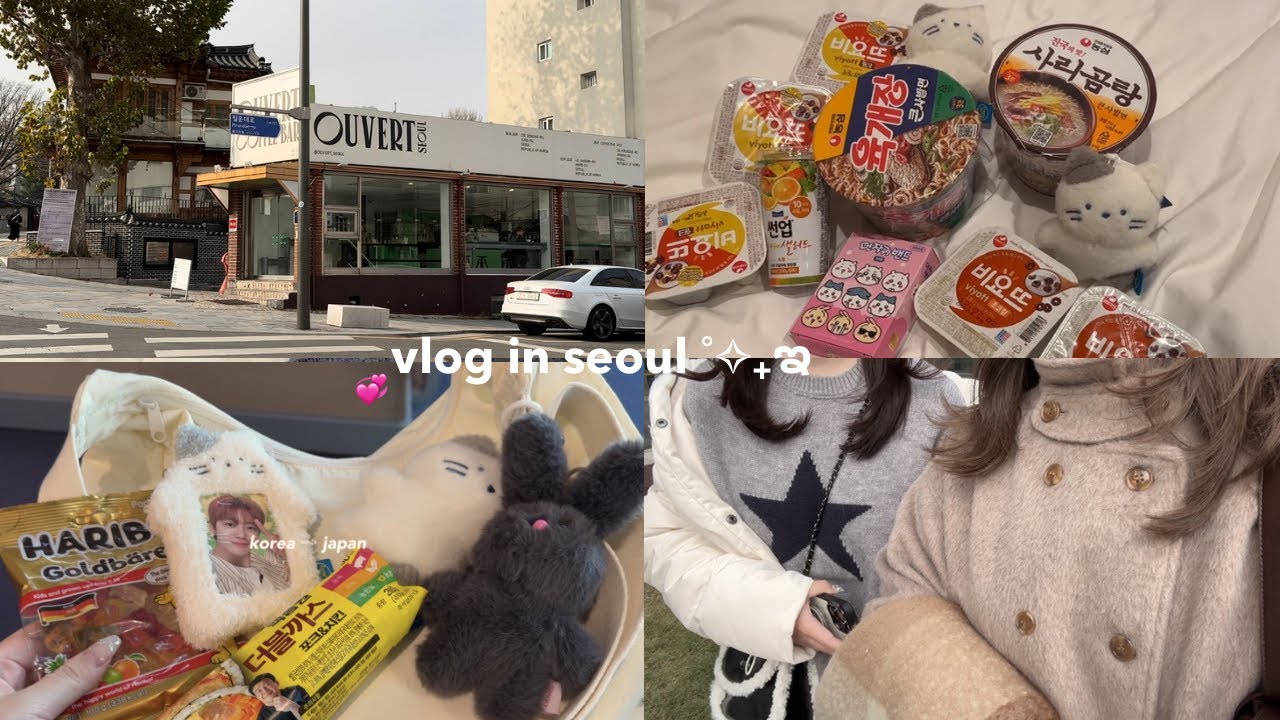 ［vlog］韓国旅行ブイログ ep.2🇰🇷✧ in seoul 安国Onion,景福宮,ホンデでお買い物 etc.. 브이로그 sub•kor
