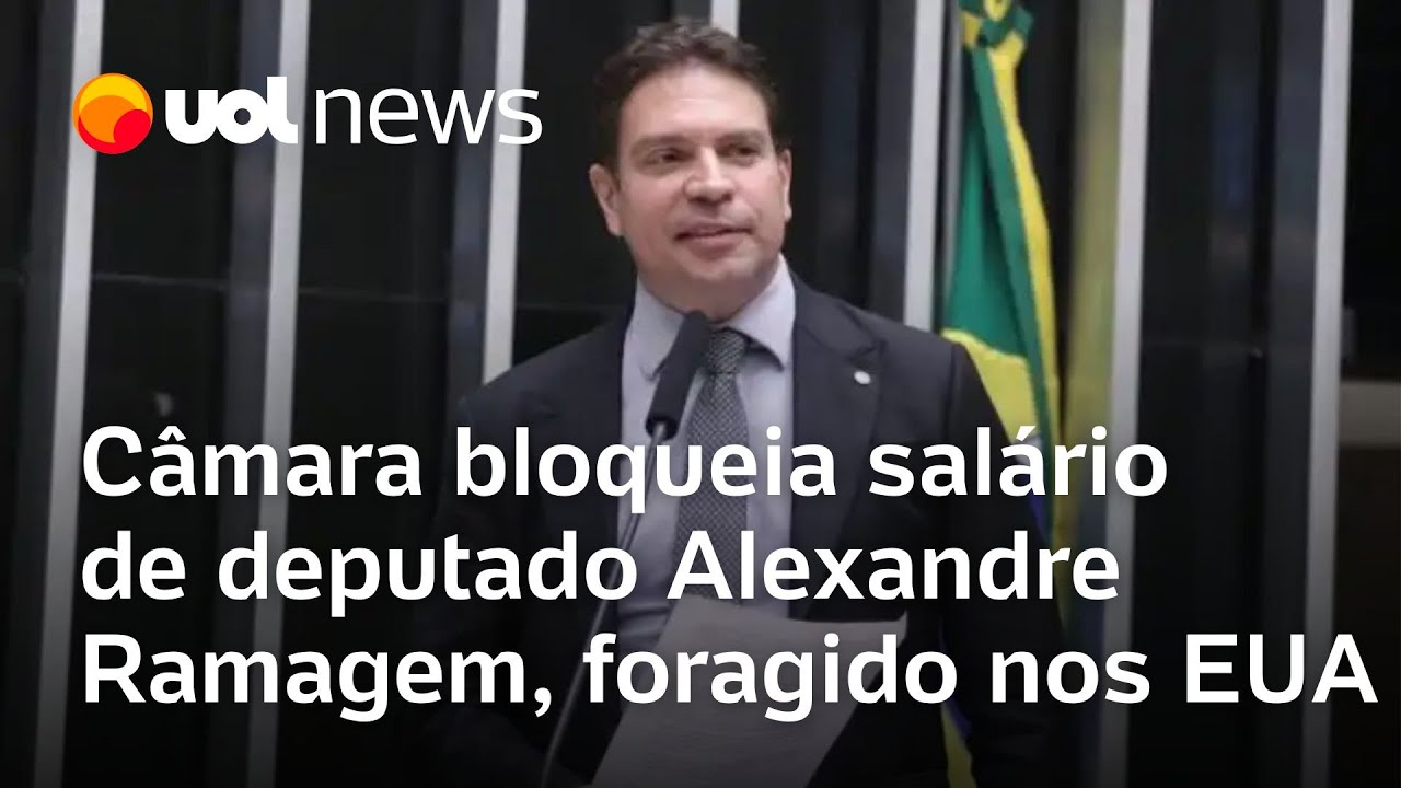 Ramagem: Câmara bloqueia salário de deputado foragido nos Estados Unidos