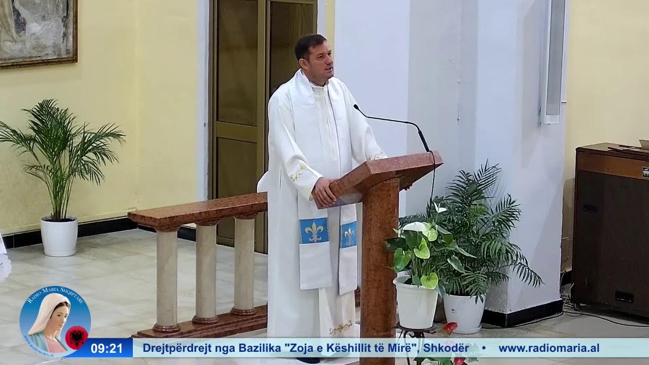 Mesha e shenjtë nga Bazilika e Zojës së Këshillit të Mirë, Shkodër.