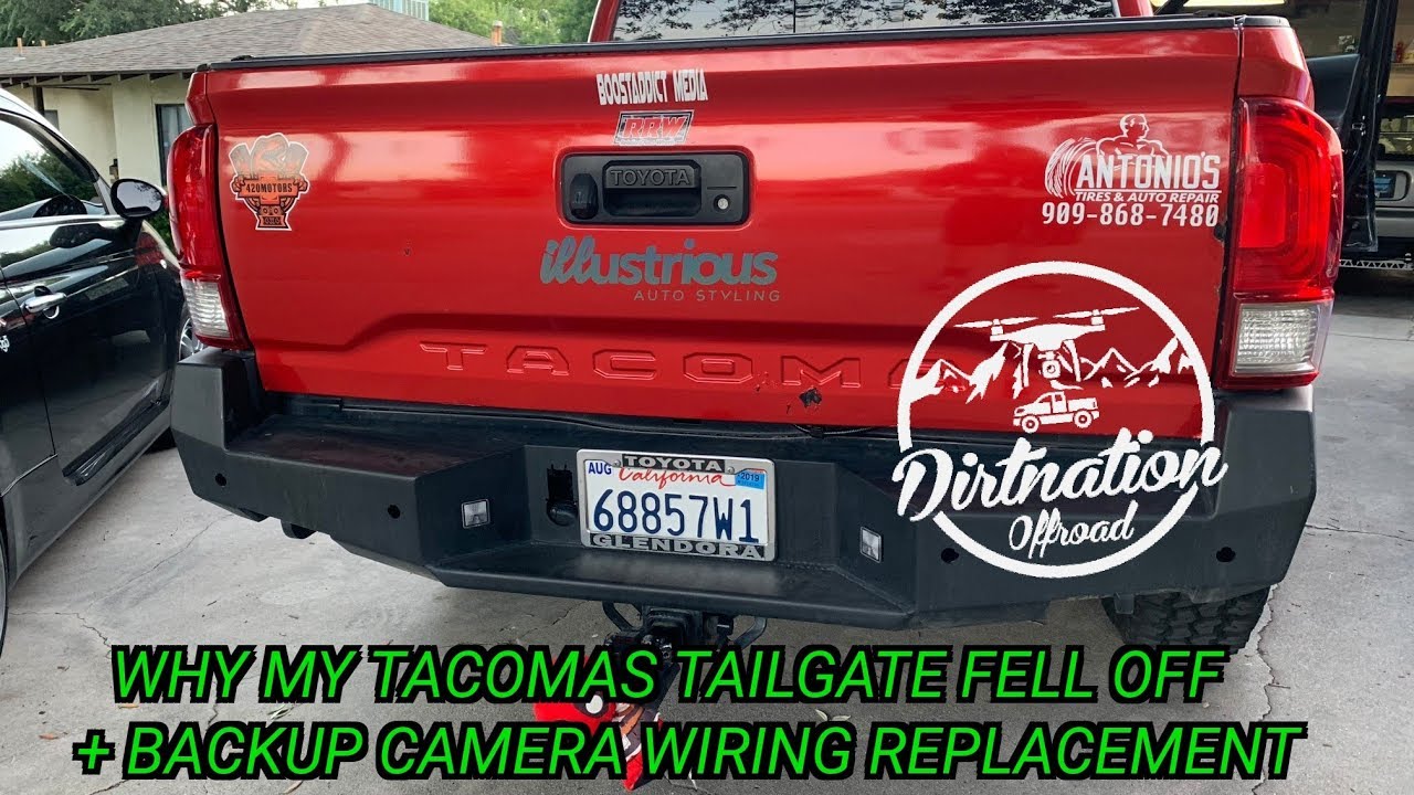 2017 Toyota Tacoma Backup Camera Wiring Replacement