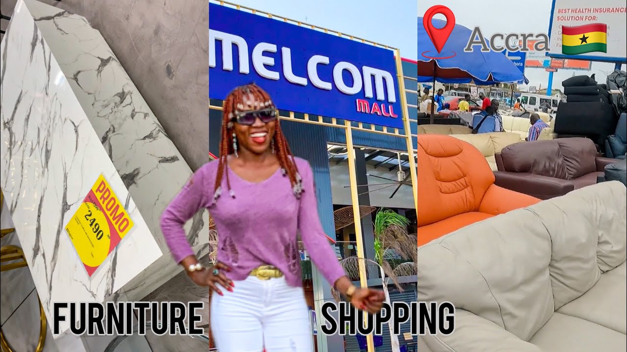 Let’s go FURNITURE SHOPPING in Accra, Ghana 🇬🇭 | Ohhyesafrica