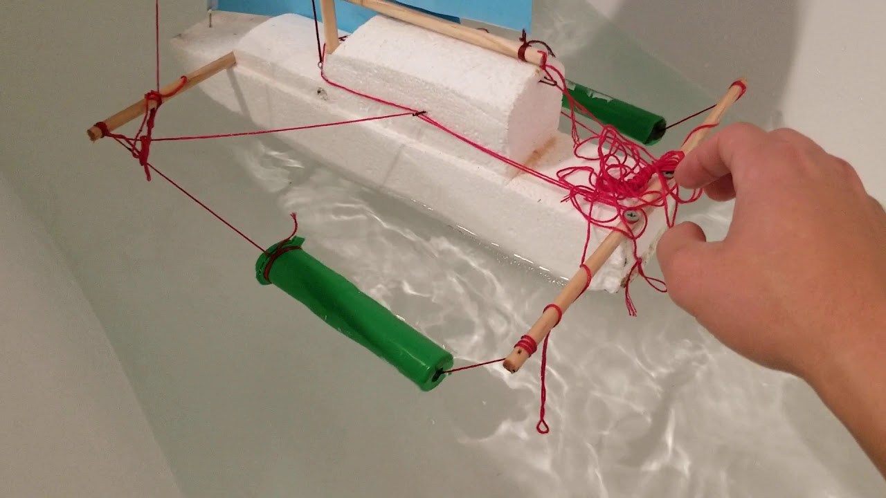 Sailboat external water ballast prototype