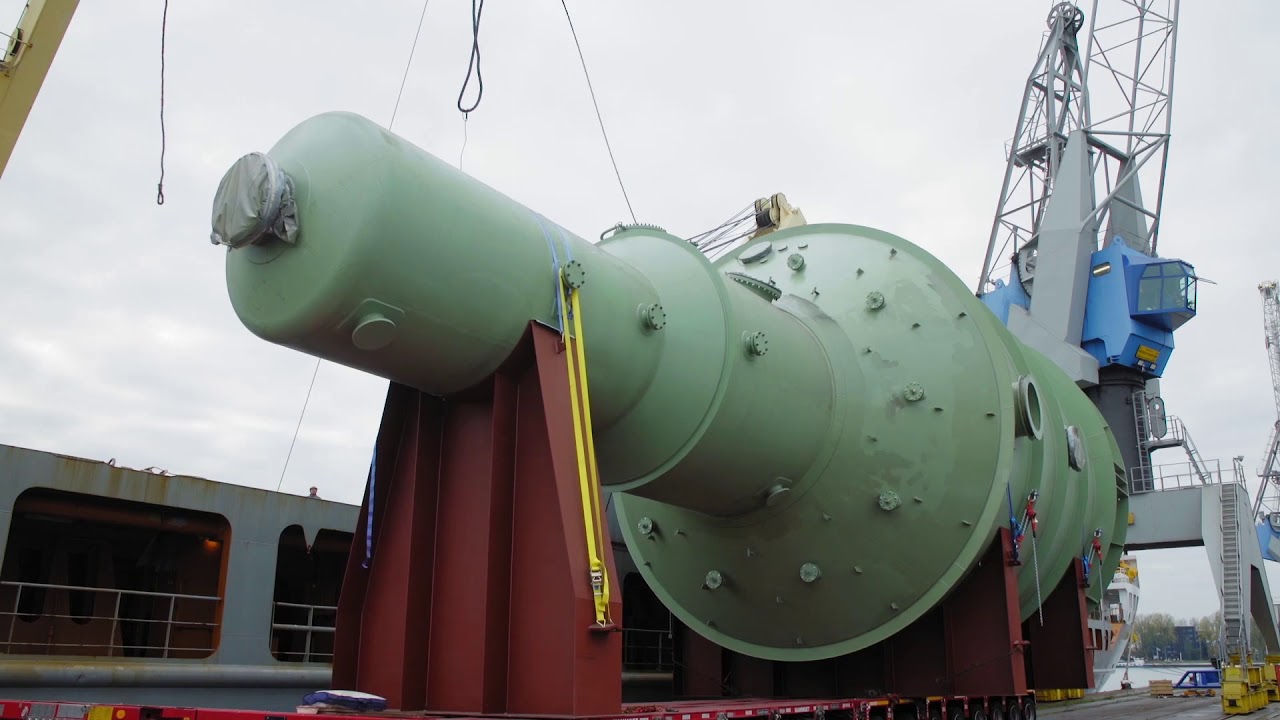 No limits for breakbulk in port of Rotterdam | 150t crystallizer assembled at Broekman Logistics