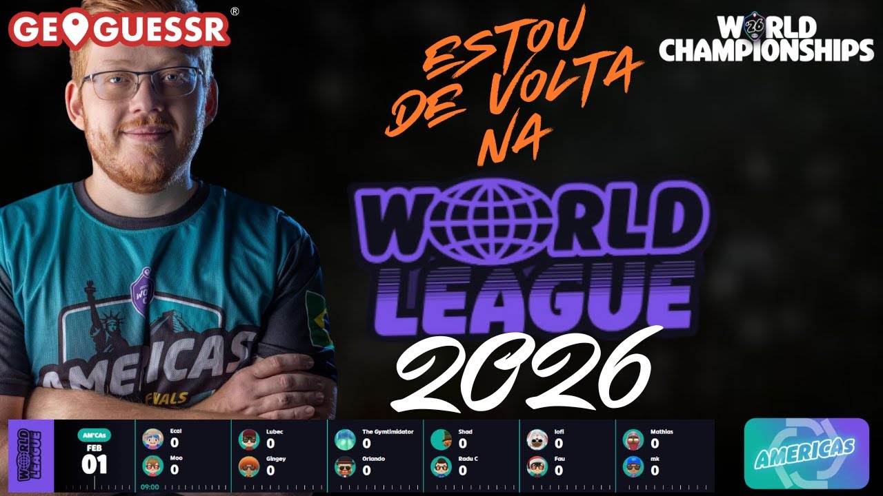 Estou de VOLTA na WORLD LEAGUE 2026!
