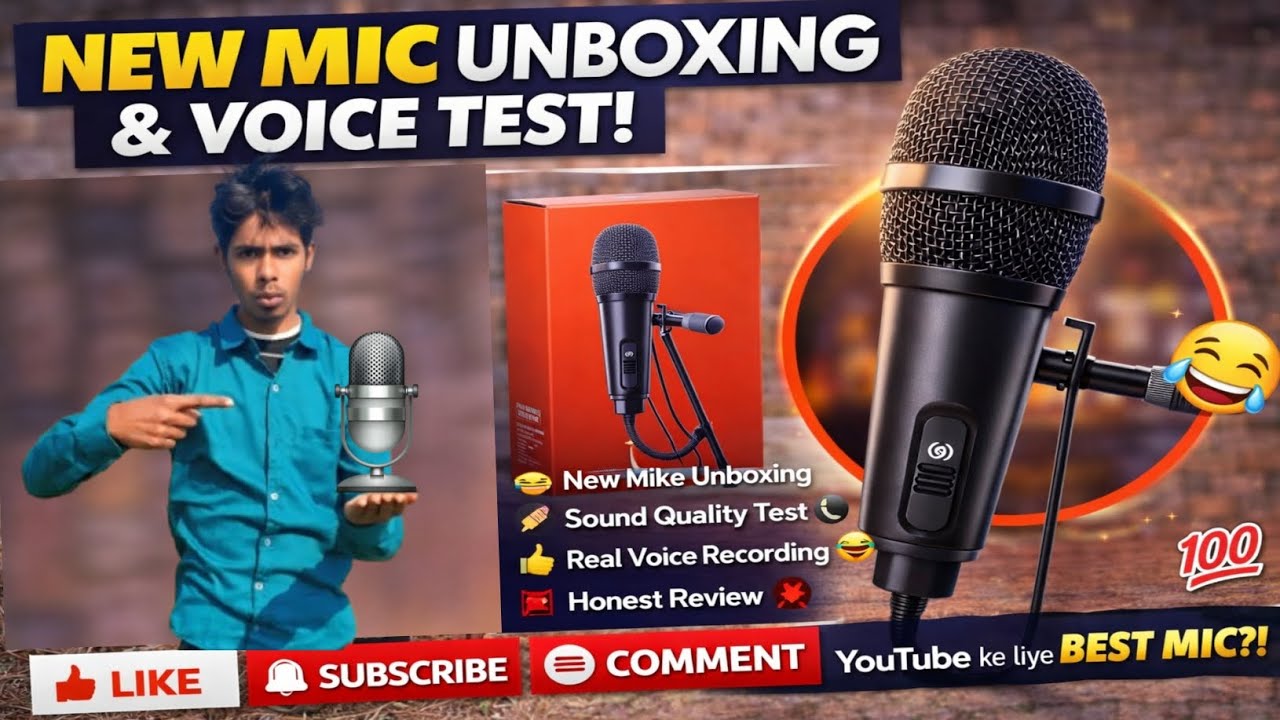 New Mike Test 🎤😎 | Aaj Laye Hai Zabardast Mike | My New video 《 Hacker Passi Vlog 》And Hacker passi 