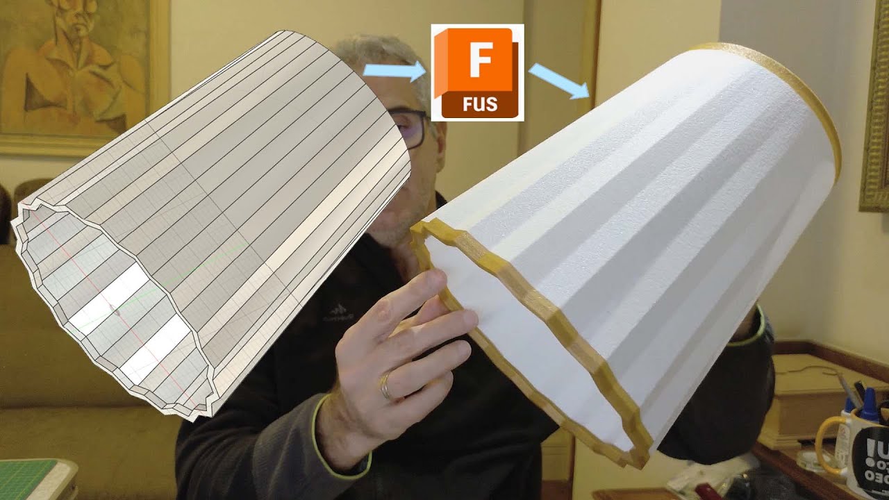 Nova vida para abajur com impressão em 3D de nova Cúpula.