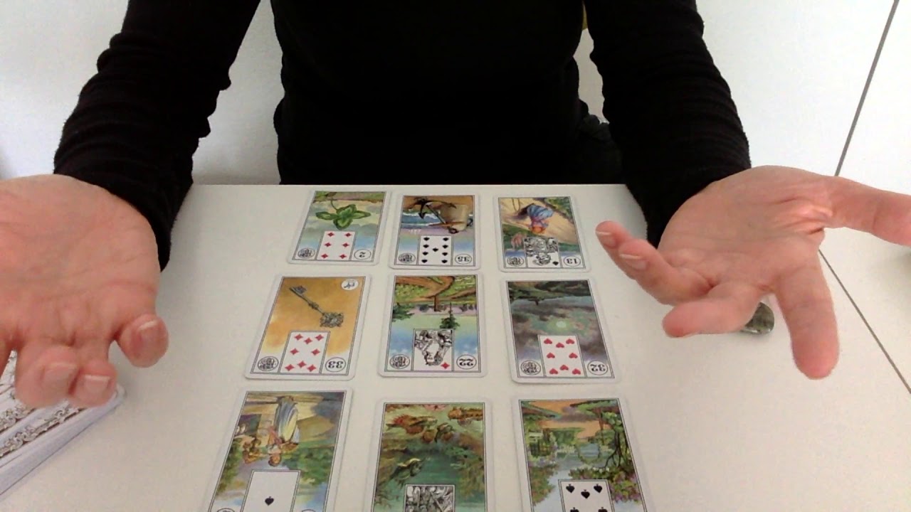 Tirage Tarot Lenormand en 9 cartes | Évolution de la situation après le confinement