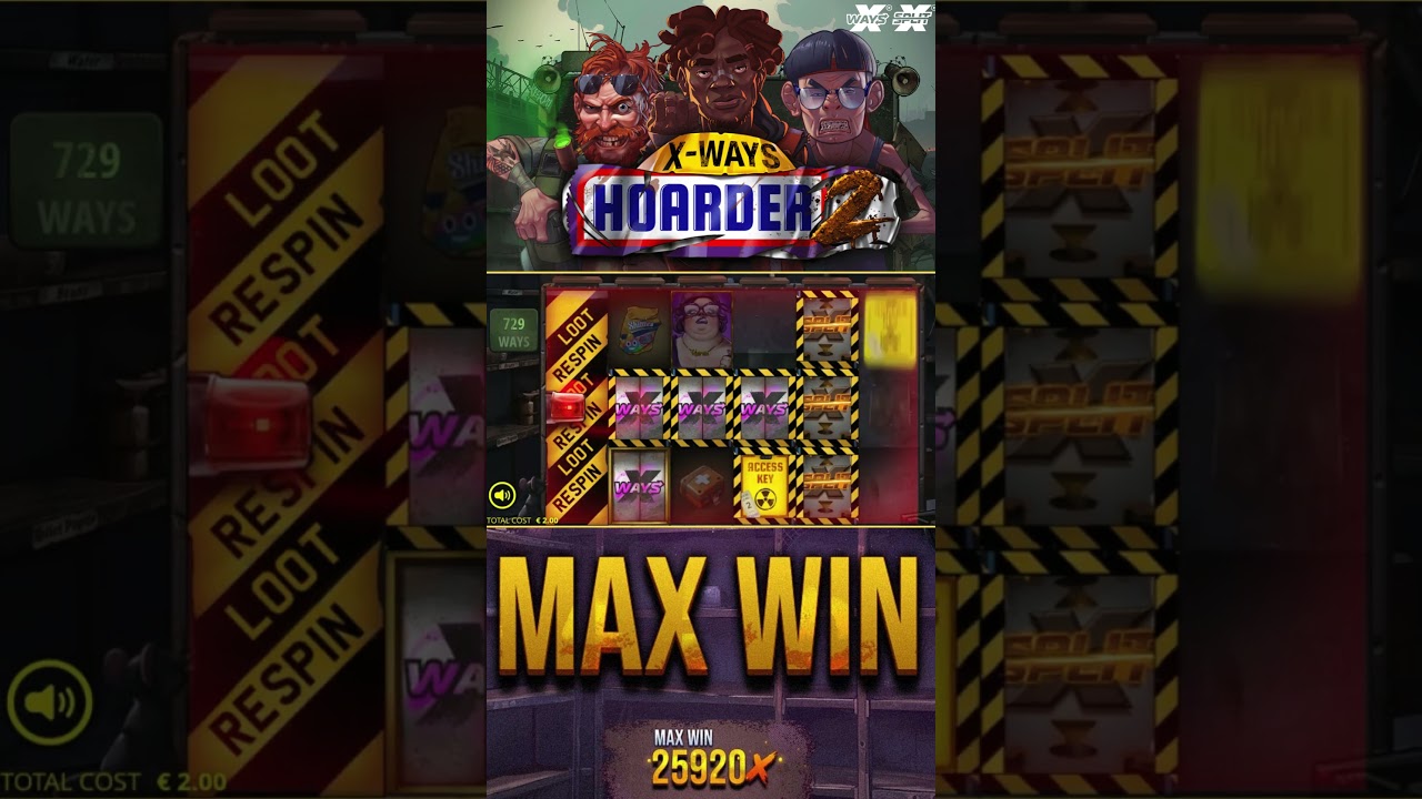 1 Spin = MAX WIN | 25,920x | Xways Hoarder 2 | NoLimit City