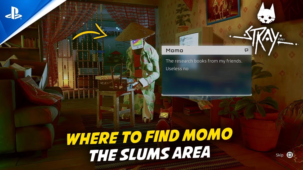 STRAY - PS5 | The Slums - Where To Find Momo