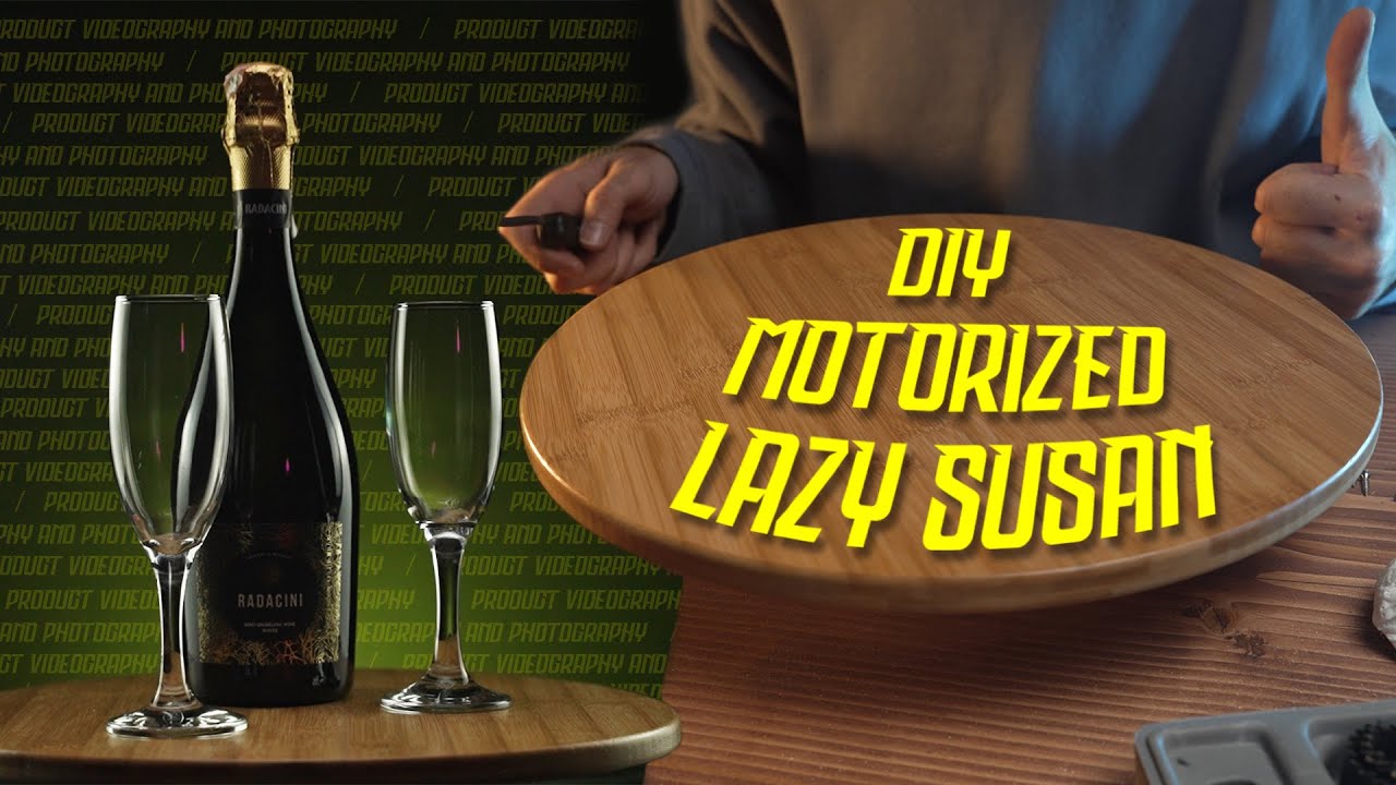 Ev yapımı elektrikli döner tabla | DIY motorized lazy susan