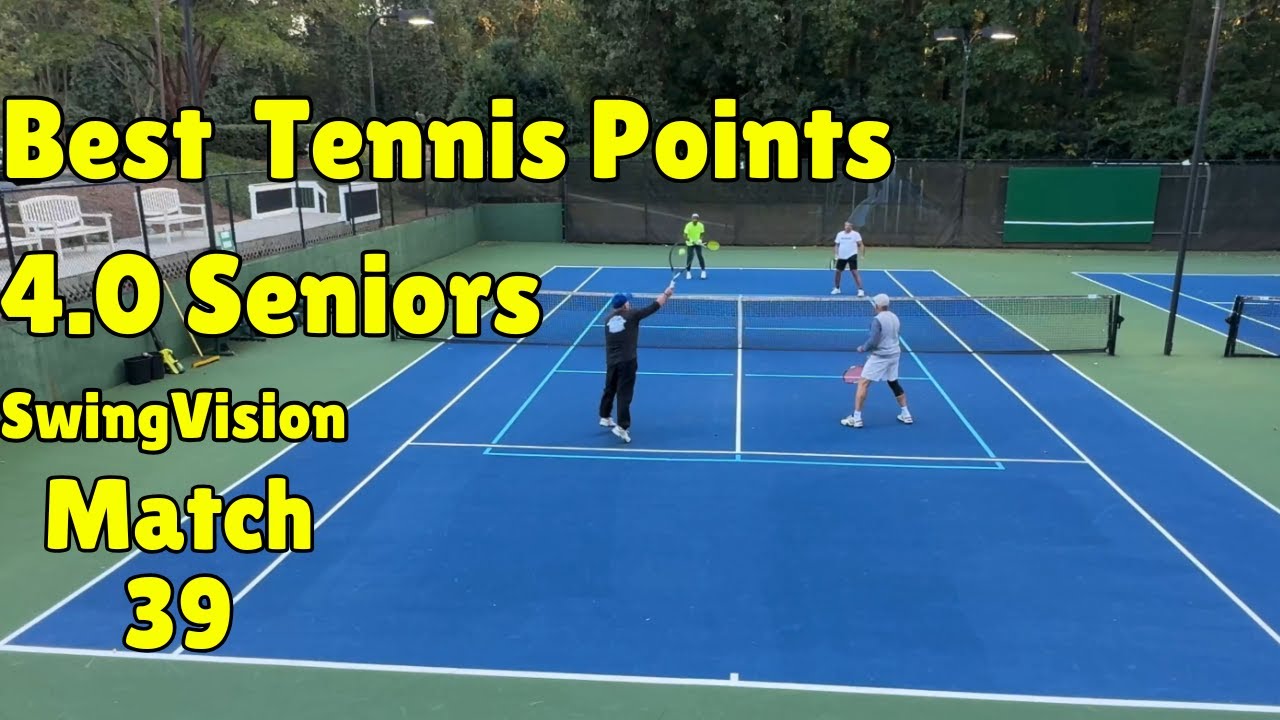 Watch best of senior tennis! Top five points (Match 39)