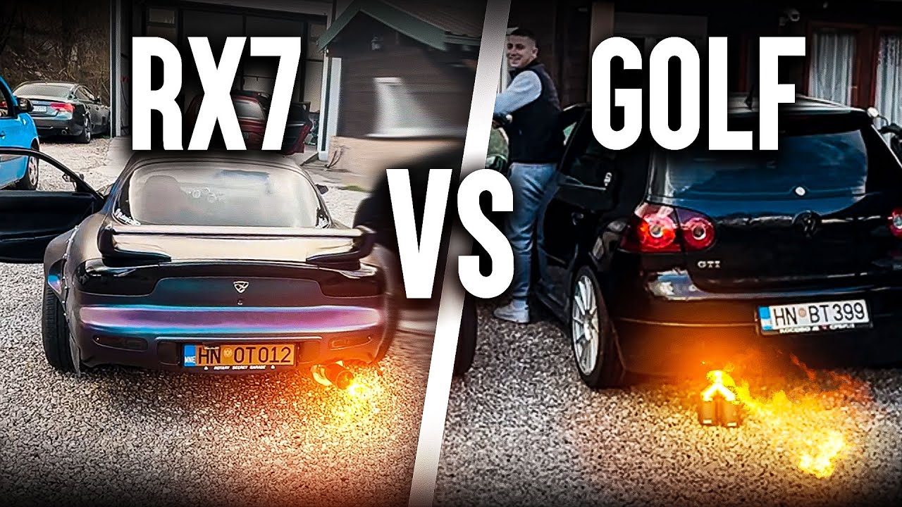 LEGENDARNI RX7 FD PROTIV GOLF 5 GTI