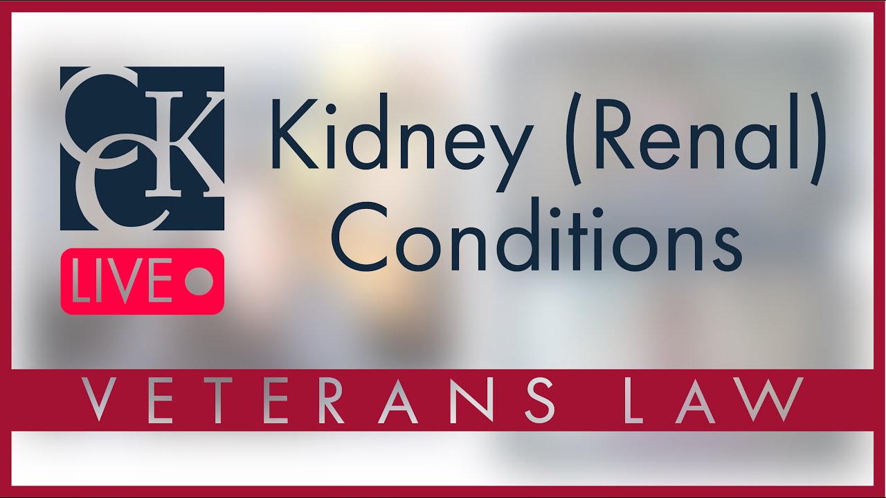VA Disability Ratings for Kidney Disease