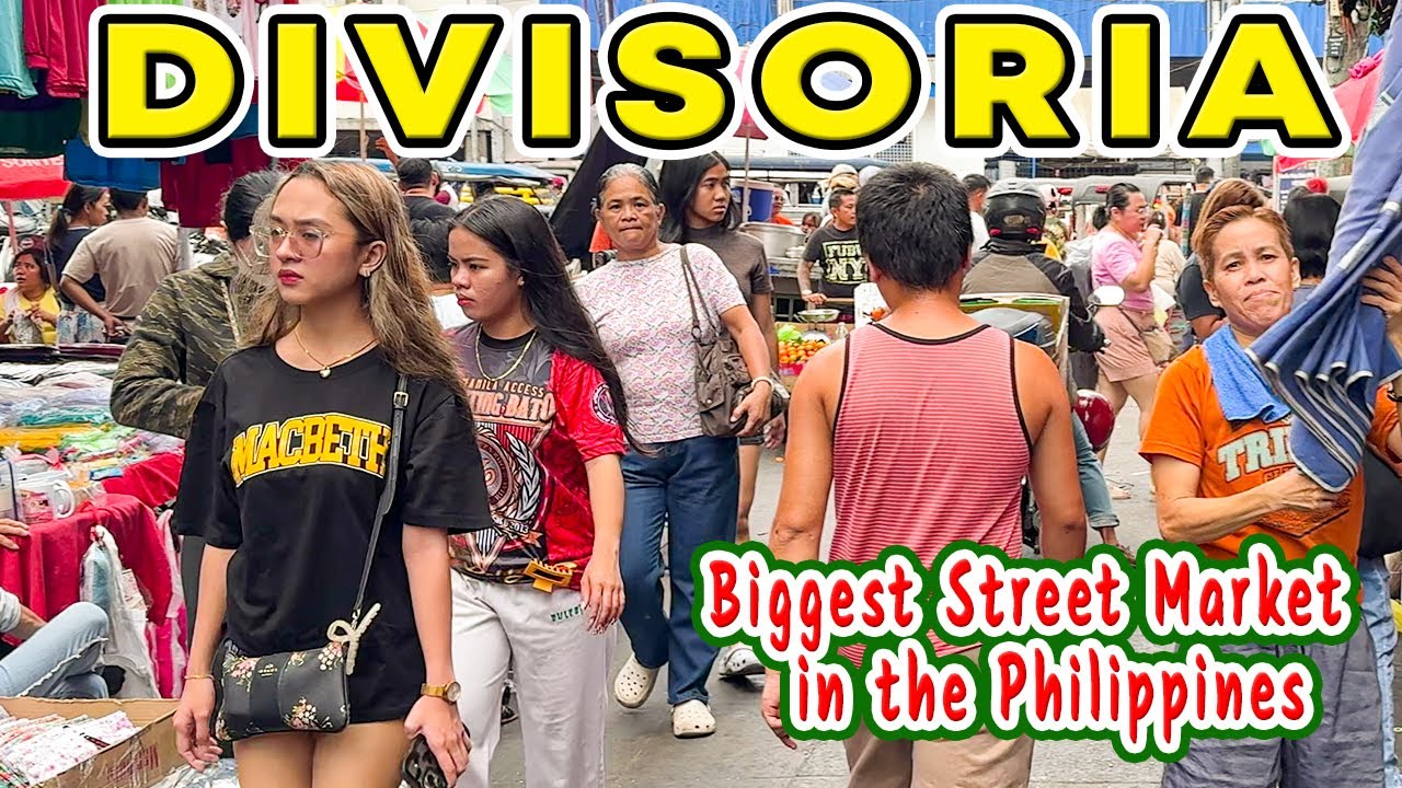 MANILA CITY - DIVISORIA MARKET WALKING TOUR | Walking Tour in the BUSIEST Market in the Philippines