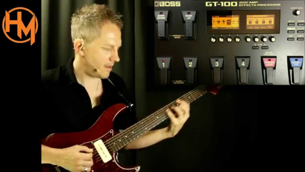 BOSS GT 100 How to create a clean patch