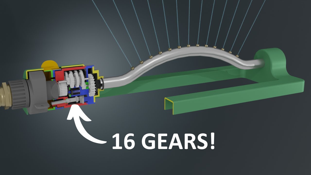 How a lawn sprinkler works