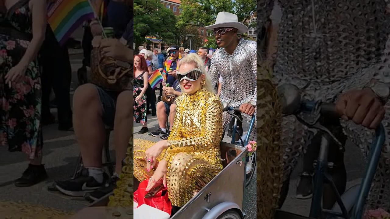 Attending Copenhagen Pride 2024 in Denmark #pride2024 #anibrovlogs