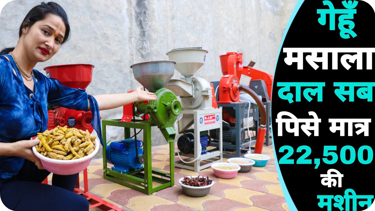 थोड़े से पैसों में एक बड़ा बिजनेस सेटअप Multi-purpose/functional grinder। Dry & Wet Grinding Machine