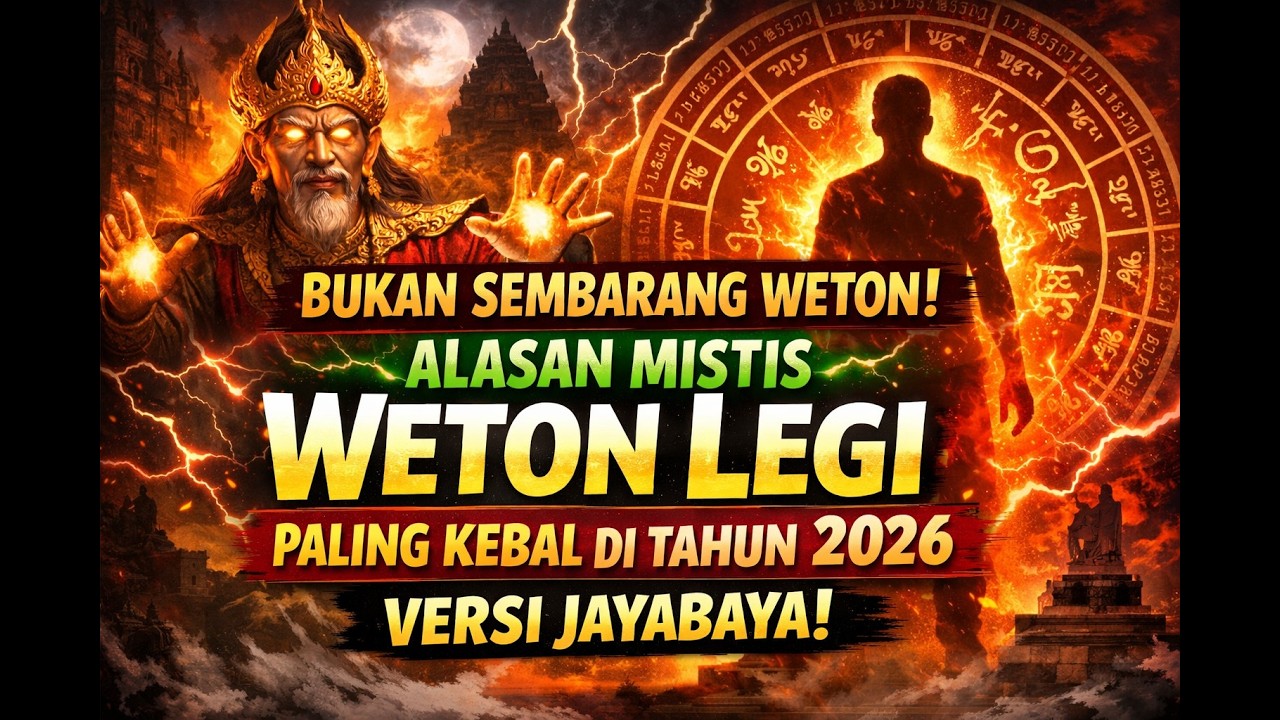 Bukan Sembarang Weton! Alasan Mistis Weton Legi Paling Kebal di Tahun 2026 Versi Jayabaya