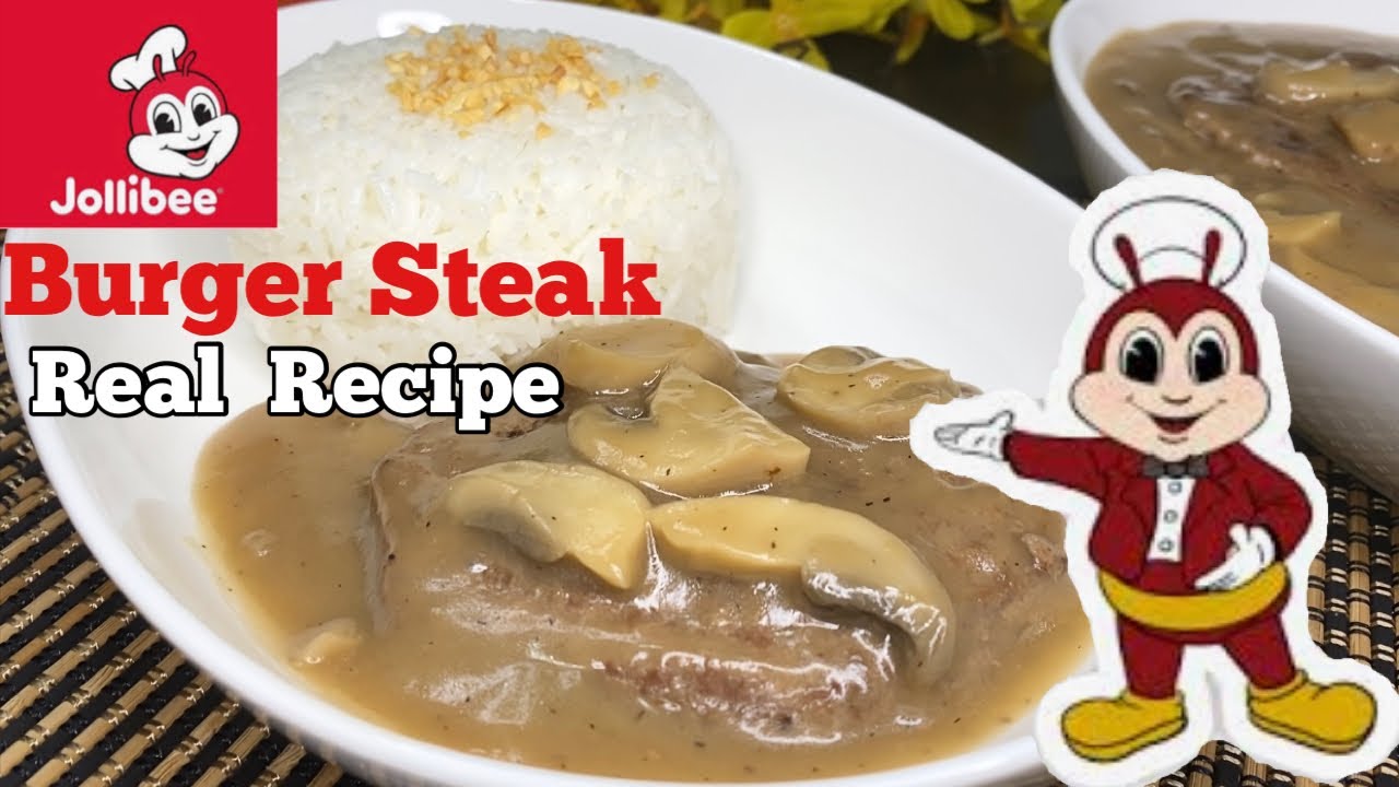 BURGER STEAK ALA JOLLIBEE | The secret recipe Reveal