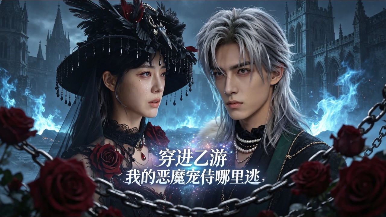 一口氣看完【穿進乙遊我的惡魔寵侍哪裡逃】穿越進乙女遊戲，她是人人喊打的惡毒女配！黑化值97%瀕臨處決，結果她一個動作讓全員淪陷？#乙遊穿越 #惡魔執事 #乙女遊戲