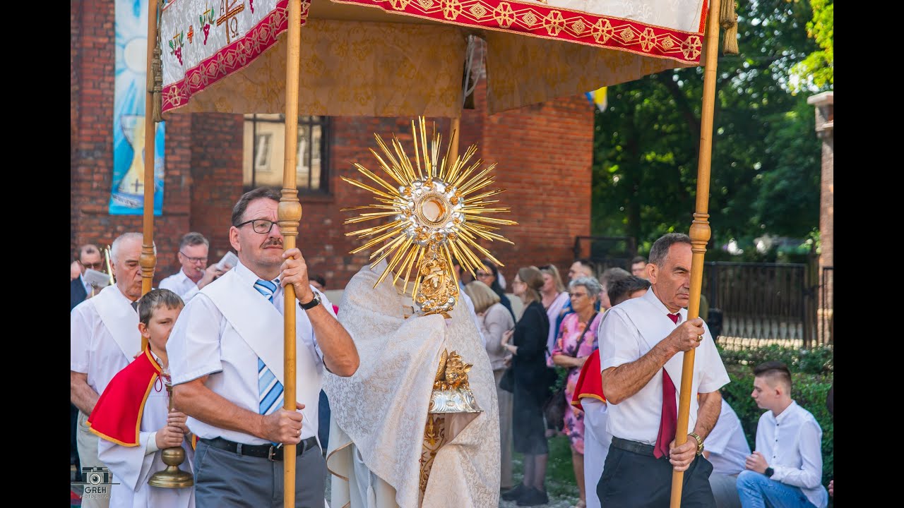Racibórz. Procesja Bożego Ciała w parafii WNMP