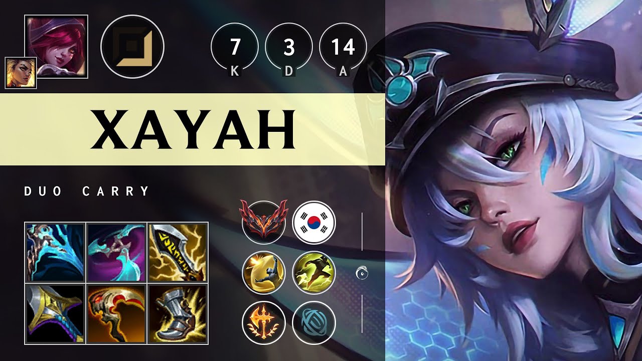 Xayah ADC vs Kai'Sa - KR Grandmaster Patch 25.19