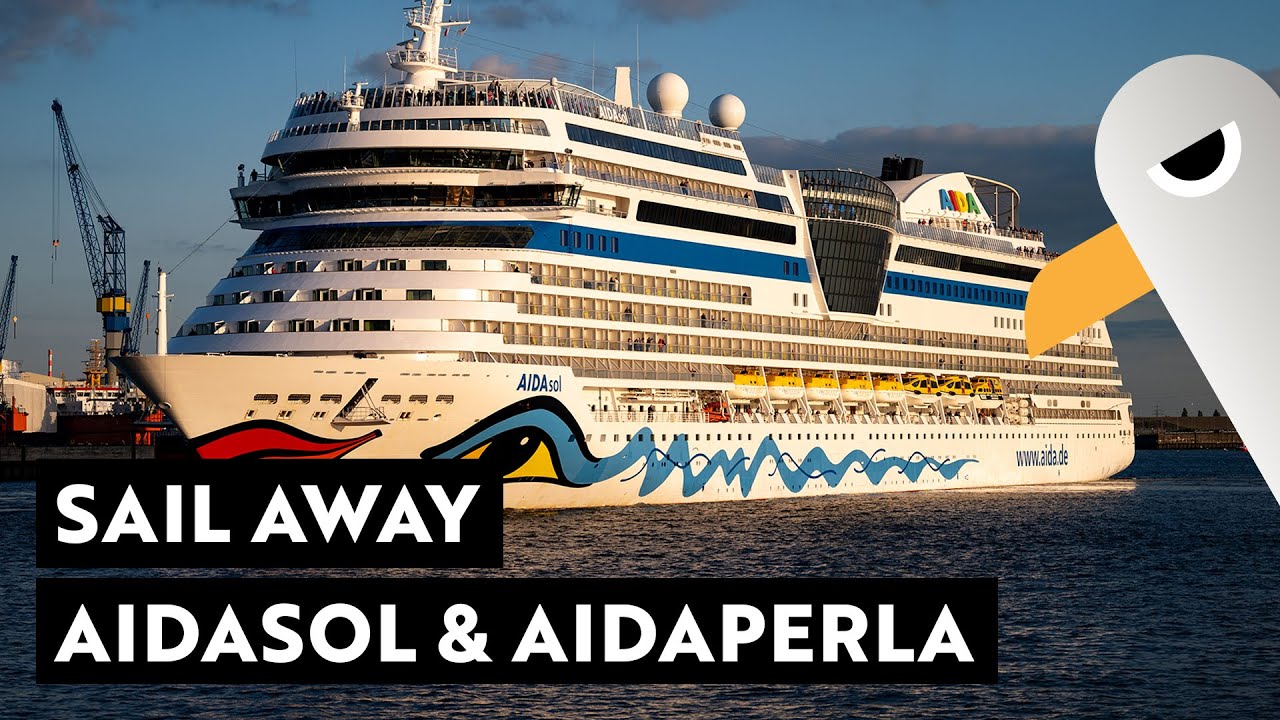 AIDA Sail Away mit Horn Battle 💋 feat. AIDAsol & AIDAperla