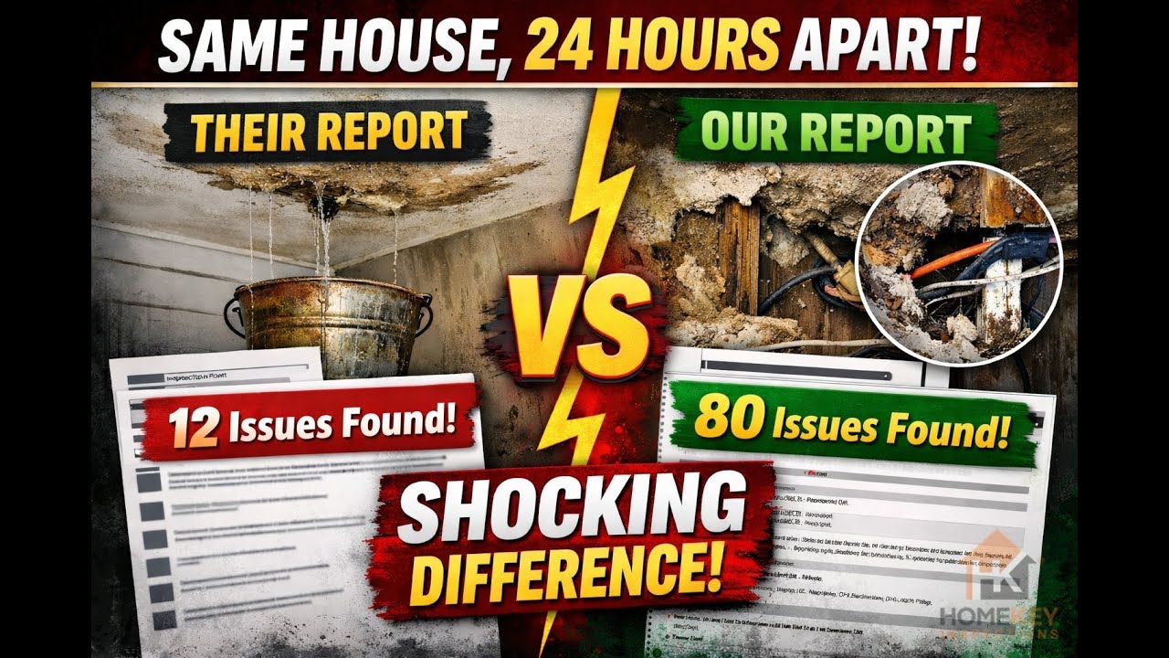 Two Home Inspectors. Same House. 24 Hours Apart. SHOCKING Results.