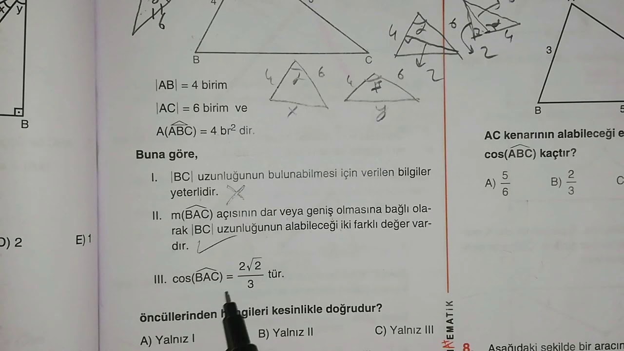 SAHURA DOĞRU 3 AYT '  lik. TRİGONOMETRİ.. 👍.. ACİL Trigonometri Fasikülü..