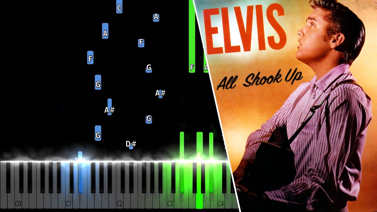 Elvis Presley - All Shook Up Piano Tutorial