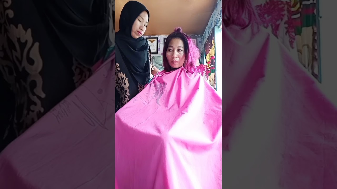 Long to short haircut Potong rambut model Bob