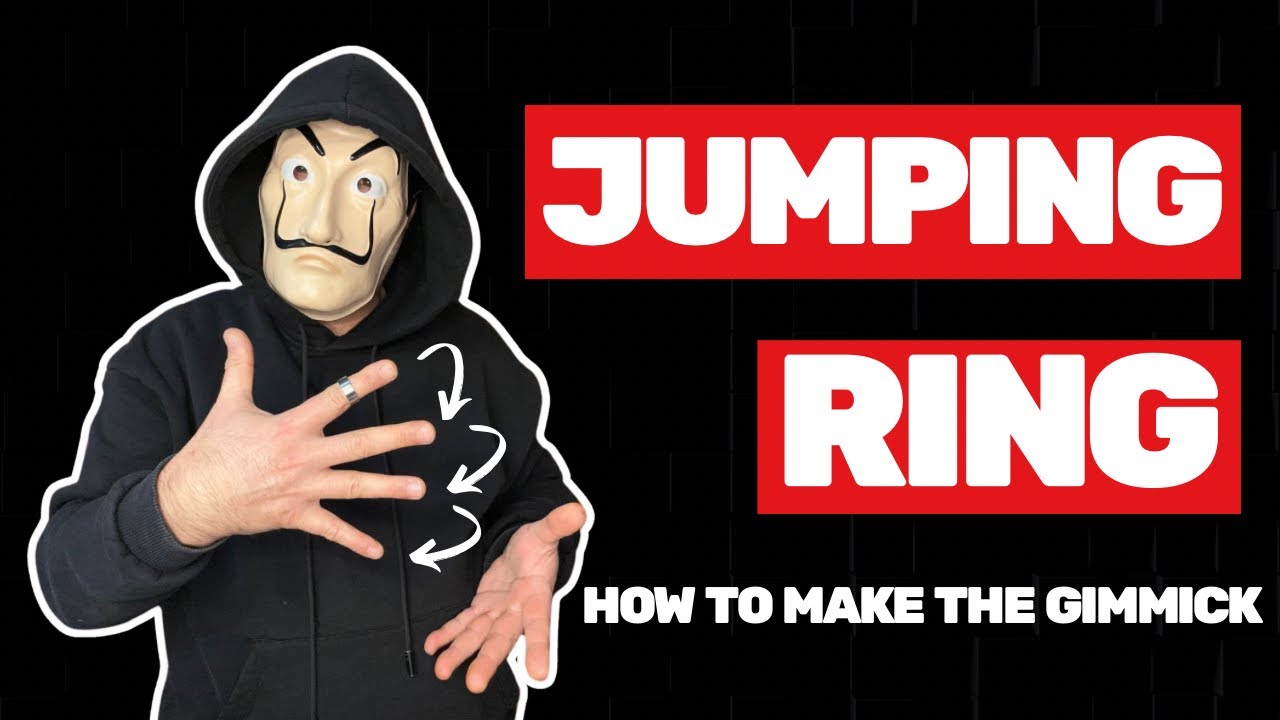 JUMPING RING TRICK 🪄 HOW TO MAKE THE GIMMICK
