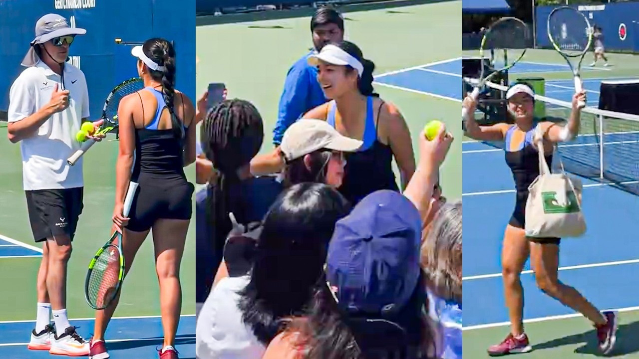 Alex Eala's Reaction as Her Team & Filipinos Showed Her Love before Match vs Parks | Toronto 2026