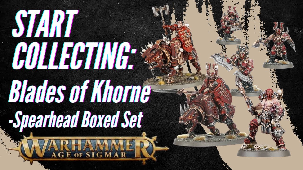 Начните собирать Warhammer Age of Sigmar: Blades of Khorne - Spearhead Boxed Set