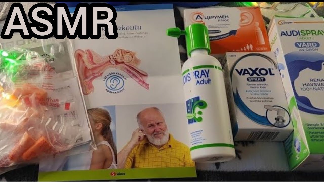 ASMR Тихий Голос Обзор Продукция из Аптеки Финляндии. Уши - Какие Средства Выбрать? АСМР Влог