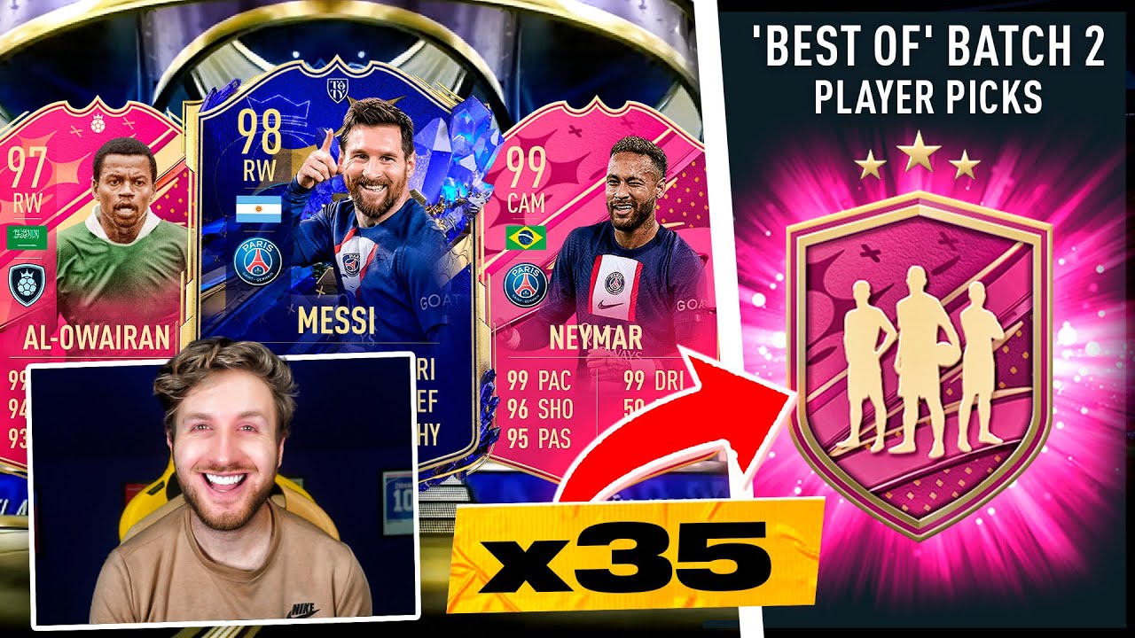 FIFA 23 35 x Best of Batch 2 FUTTIES Player Pick Packs!