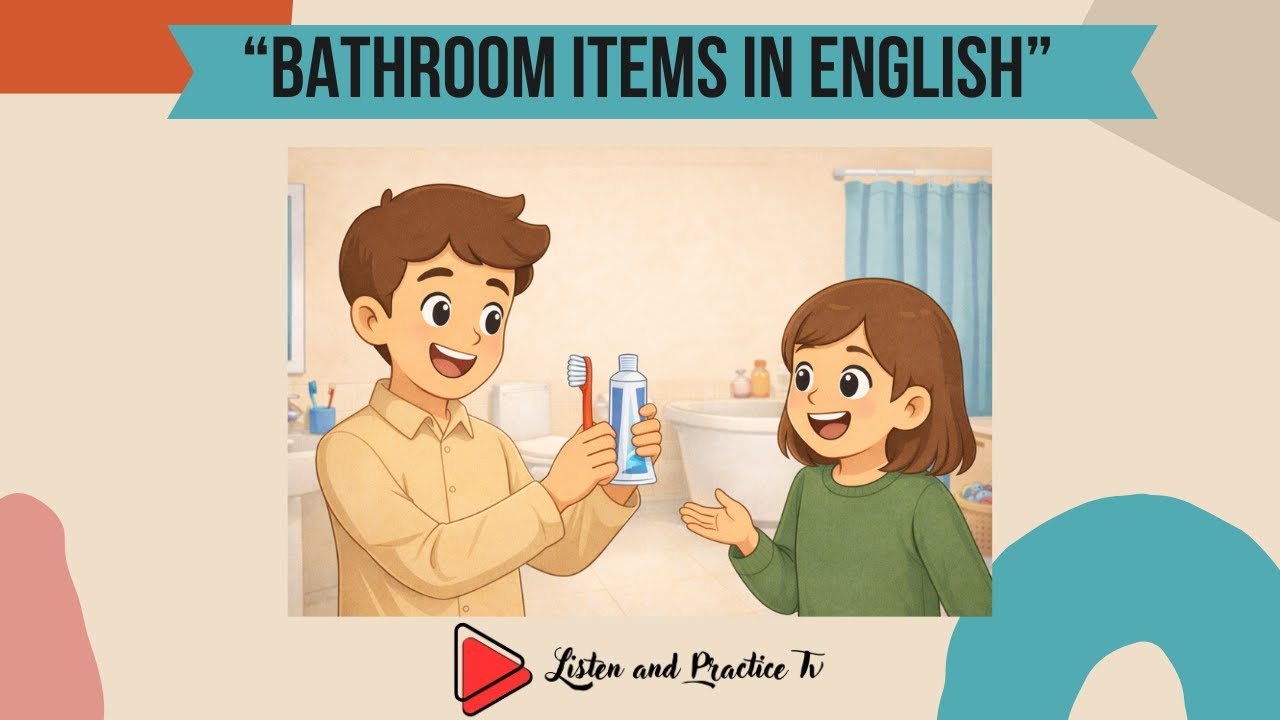Itens do Banheiro em Ingles/ Bathroom Items in English