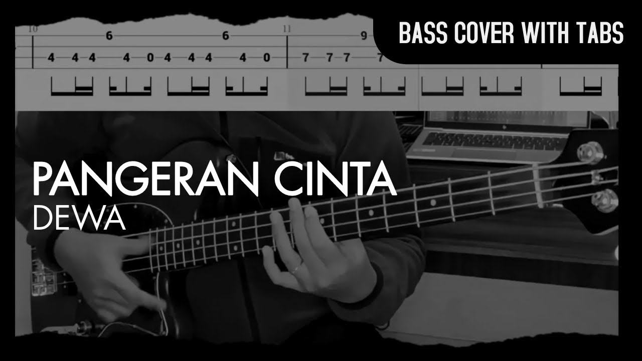Dewa - Pangeran Cinta (Bass Cover with Tabs) // Play Along Tabs