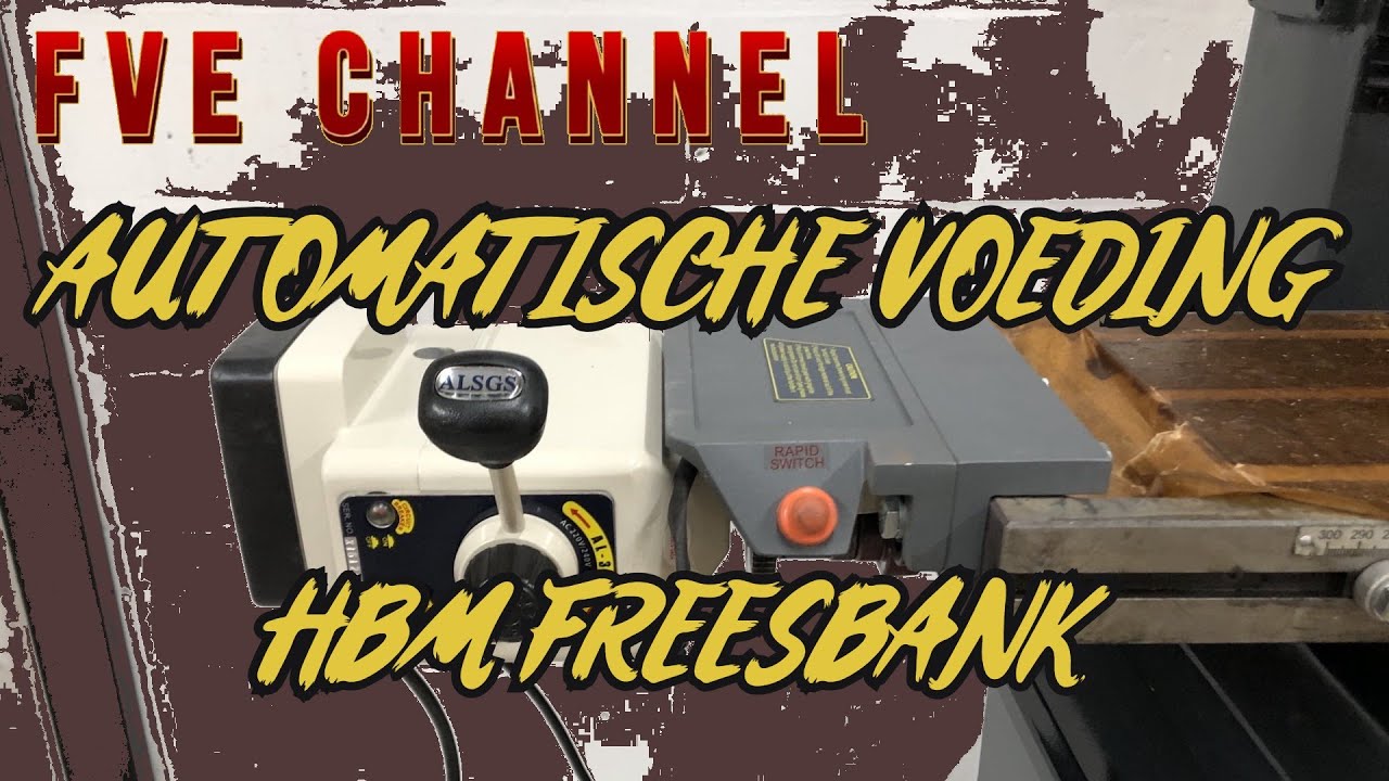 Automatische voeding voor de 16 jaar oude HBM freesbank