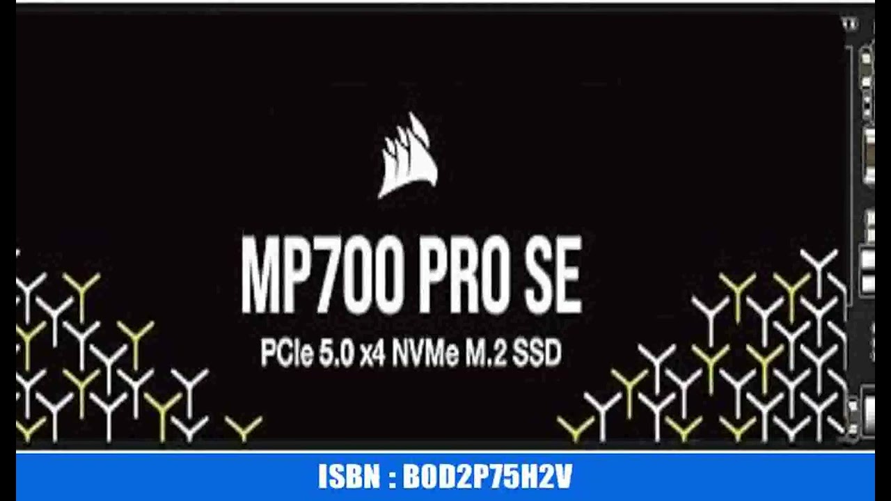 Corsair MP700 PRO SE 4 TB M.2 PCIe Gen5 x4 NVMe 2.0 SSD &ndash; M.2 2280 &ndash; Bis zu 14.000 MB/s