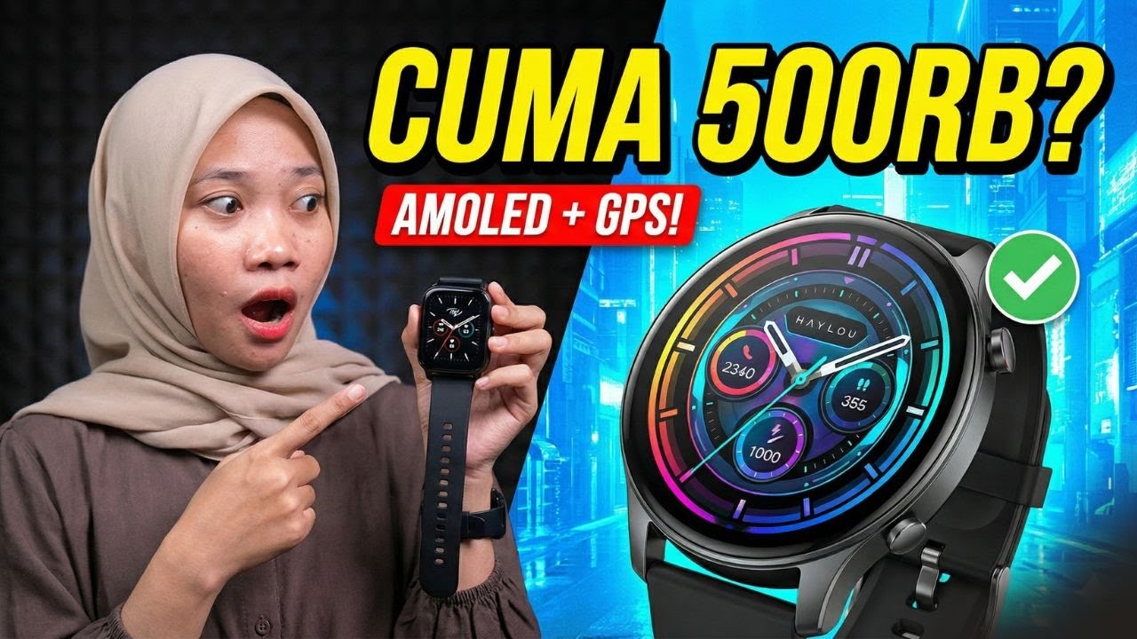CUMA 500 RIBUAN? Ini 5 Smartwatch Paling Worth It (Rasa Jutaan!)
