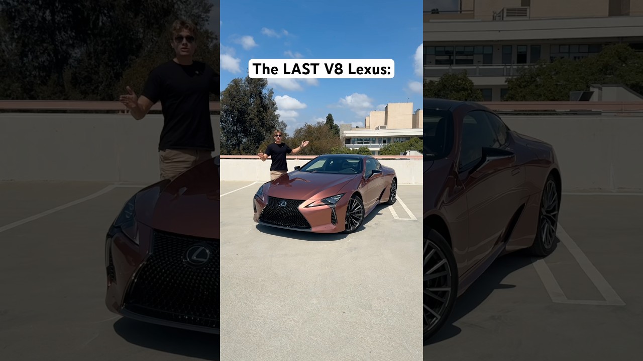 The last V8 ​⁠@lexus is now V8 only #lexus #lc500 #lexuslc500 #v8 #cars