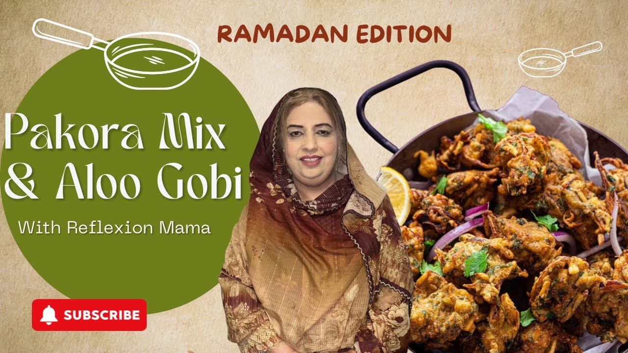Pakora Pre Mix Recipe | Aloo Gobi | Ramadan Special #viralvideo #desifood #ramadanmubarak #reflexion