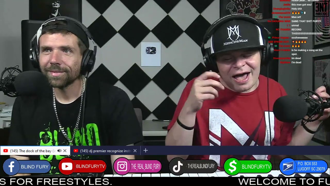 Blind Fury Turns 'Sitting on the Dock of the Bay' to a Rap Song