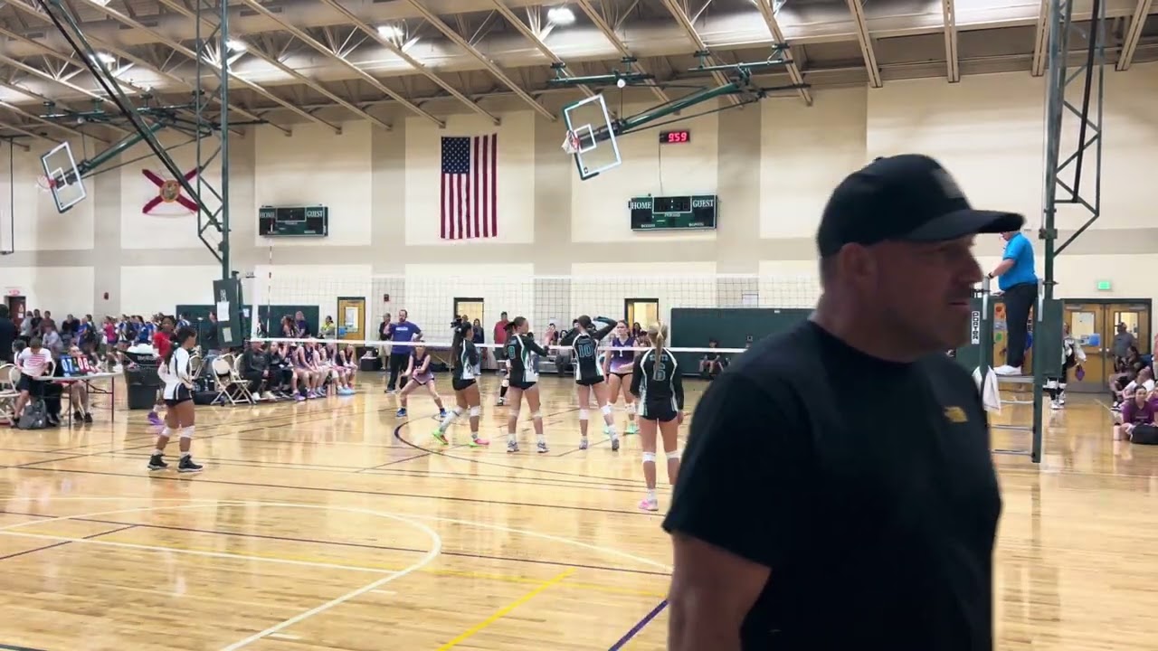 AAU Invitational:￼Gold Bracket 2nd Round: Tidal Wave 16 vs USA South Naples Elite 16 Set 3 (L 10-15)
